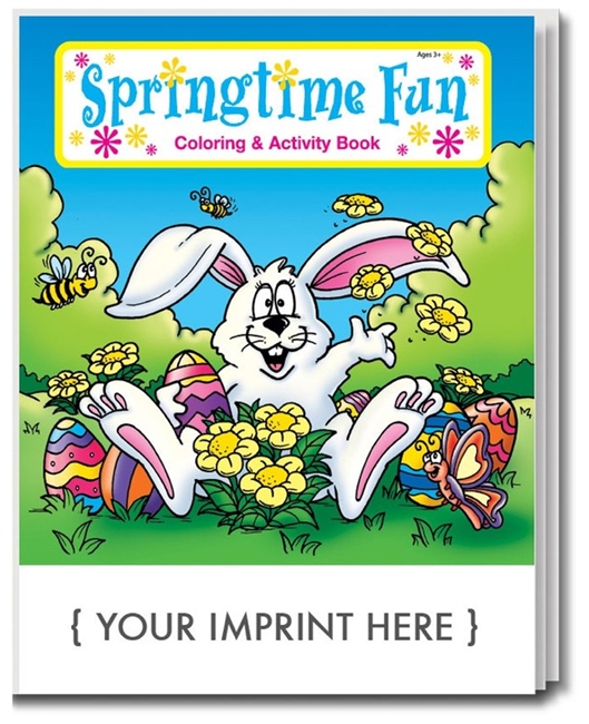 Springtime Fun Coloring Book