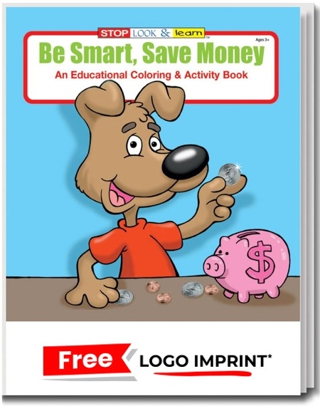 Be Smart Save Money Financial Coloring Book