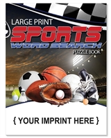 Large Print Sports Word Search Puzzle Book