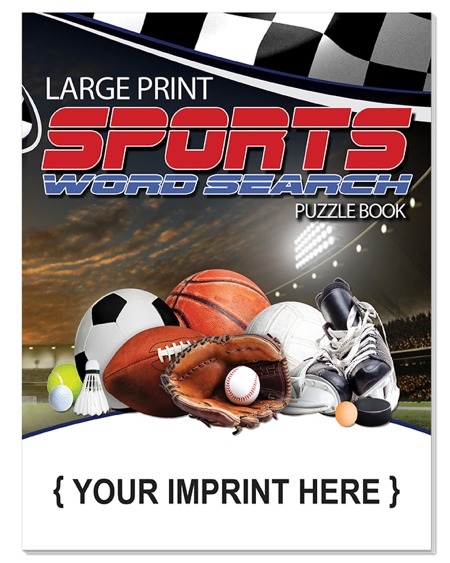 Large Print Sports Word Search Puzzle Book