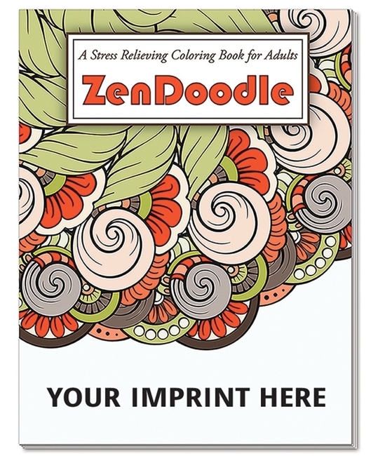 ZenDoodle Stress Relieving Coloring Book