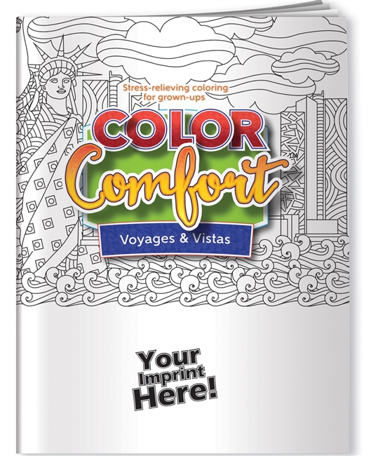 Voyages and Vistas Coloring Book for Adults