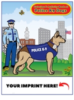 Police K9 Dogs Coloring Book