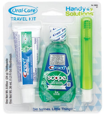 Crest Toothpaste, Toothbrush and Mouthwash