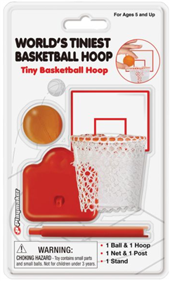 Tiniest Basketball Hoop