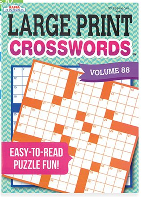 Large Print Crosswords