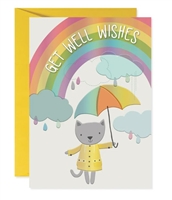 Get Well Card - Sunshine & Rainbows