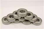 10 Bearing 5mm Bore Stainless Steel Shielded Miniature Ball