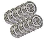 10 Bearing 9x15x4 Single Shielded