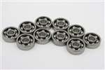 10 Open Bearing R1-4 5/64"x1/4"x3/32" inch Ball Bearings