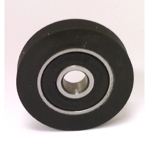 PU10X40X12 Tire Polyurethane Rubber Bearing  10X40X12mm Sealed Miniature with tire