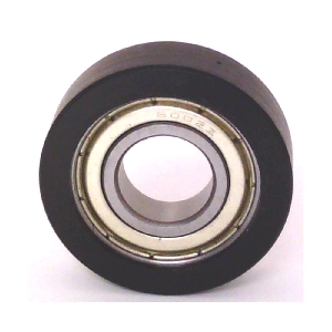 12x38x8mm Heavy Load pulley wheel roller Bearing with Tire