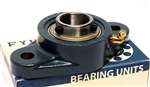 17mm Bearing UCFL203 + 2 Bolts Flanged Cast Housing Mounted