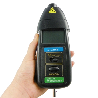 2 Way Digital Tachometer /Photo Laser Non Contact Tach