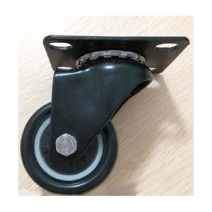 2"Inch Heavy Duty Black Swivel Caster Wheel with 220lbs Load Rating