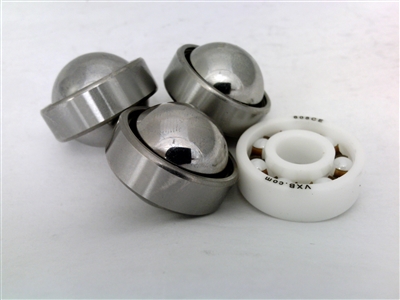Tri Fidget Spinner Toy Kit with 1 full Ceramic ZRO2 Bearing, 3 counterweight Bearings
