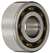 4300   Deep Groove Ball Bearing, Double Row, Open 10x35x17mm