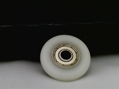 5mm Bearing with 28mm White Plastic Tire wt0528 5x28x7mm