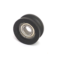 5mm Bore Bearing with 16mm Round Nylon Pulley U Groove Track Roller Bearing