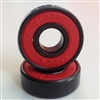 608B-2RS Fidget Hand Spinner Black Bearing with Nylon Cage and red Seals 8x22x7mm