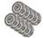 686ZZ 6x13x5 Shielded 6mm Bore Miniature Bearing Pack of 10