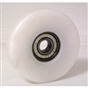 6mm Bore Bearing with 36mm White Plastic POM Tire 6x36x9mm