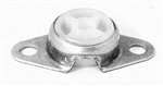 7/16" Miniature Side Flange Bearing Mounted Bearings