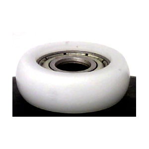 8mm Bore Bearing with 27.5mm White Plastic Tire 8x27.5x8mm