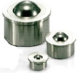 NBK Made in Japan BRUPS-18-S  Press Fit Type Ball Transfer Unit for Upward Facing Applications