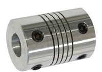 Flexible Parallel Aluminium Jaw Shaft CNC Coupling D19-L25-3X6.35MM