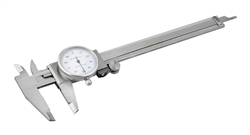 Old School Precision Dial Vernier Caliper Gauge Inch Measuring Tool 0-6"