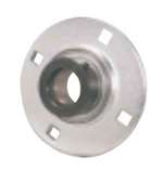 FHPFFZ210-50mm Flange Pressed Steel 4 Bolt 50mm Ball