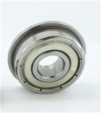 FR144 ZZ Flanged Shielded Bearing 1/8"x1/4"x7/64" inch