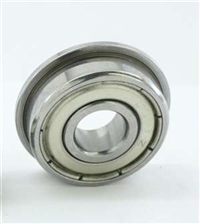 10 Flanged Shielded Bearing FR168ZZ 1/4"x3/8"x1/8" inch Bearings