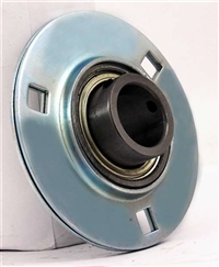 SBPF205-14 Pressed Steel Housing Bearing 3-Bolt Flanged Mounted