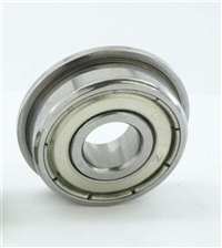 FR2-5ZZ Flanged Shielded Bearing 1/8"x5/16"x9/64" Miniature Bearings