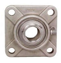 SSUCF-201-12mm Stainless Steel Flange Unit 4 Bolt 12mm Bore Mounted Bearings
