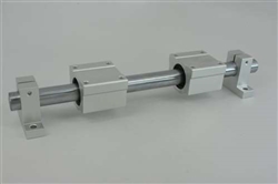 20mm Linear Shaft 55" 2 Slide Units 2 Shaft Supports Linear Motion