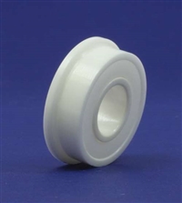 FR188-2RS Full Ceramic Flanged Bearing 1/4"x1/2"x3/16" inch ZrO2