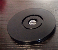 4" Inch Dia. Black Acrylic Lazy Susan Turntable Bearing