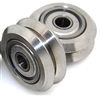 Linear Motion Guide Way 10x24.5x5.6mm V Groove Track Roller Bearing