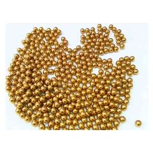 Pack of 100 Bearing Balls 2.2mm = 0.086" Inches Diameter Loose Solid Bronze/brass