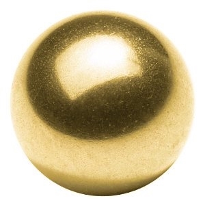 5mm = 0.196" Inches Diameter Loose Solid Bronze/Brass Pack of 10 Bearings Balls