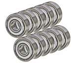 4x8 Shielded 4x8x3 Miniature Bearing Pack of 10