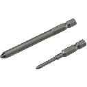 NBK-SKQB-1 Bits for Cross Recessed Head Cap Screws with Extra Low Profile
1