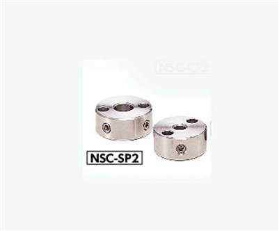 NSC-30-15-SP2 NBK Steel Set Collar with Installation Hole - Set Screw Type -  NBK - One Collar Made in Japan