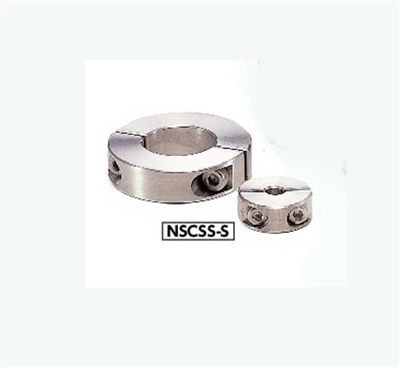 NSCSS-10-10-S NBK Set Collar  Split  type - Steel  Ferrosoferric Oxide Film One Collar Made in Japan