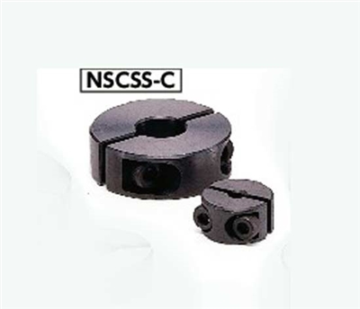 NSCSS-12-15-C NBK Set Collar  Split  type - Steel  Ferrosoferric Oxide Film One Collar Made in Japan
