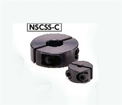 NSCSS-5-10-C NBK Set Collar  Split  type - Steel  Ferrosoferric Oxide Film One Collar Made in Japan