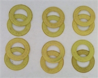 A Pack of 12 Yellow seals for 608 Bearings
For Fidget spinners, Skateboards and Inline Rollerblades